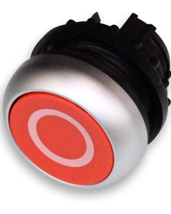 Drucktaste-Vorsatz M22 Stopp 0 rot M22-D-R-X0